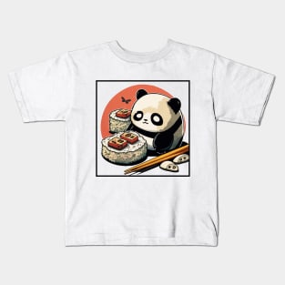 Cute panda Kids T-Shirt